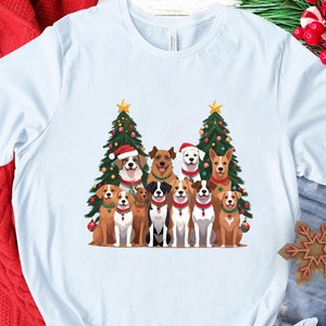 Christmas Dogs Shirt, Christmas Tee, Cute Dogs T-shirt, Christmas Puppies Shirts, Super Cute Christmas Dogs T-shirt, Reindeer Dogs T-shirts
