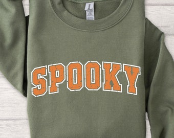 SpookySweatshirt, Retro Spooky Sweatshirt, Spooky Halloween, Vintage Halloween Sweatshirt, Fall Vibes, Cozy Season Sweatshirt