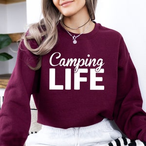Camping Life Sweatshirt, Camper Sweatshirt, Adventure Sweatshirt, Camping Sweatshirt, Travel Sweatshirt, Camping Gift, Camp Fire Sweatshirt