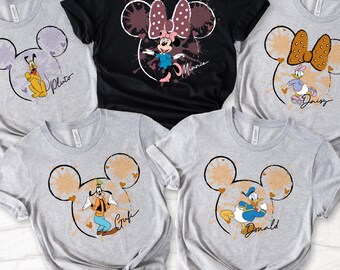 Retro Disney Trip T-Shirt,Cute Mickey Minnie T-Shirt,Disney Family Trip T-Shirt,Disney All Characters T-Shirt,Mickey and Friends T-Shirt