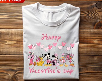 Disney Mickey and Minnie tshirt, Disney Happy Valentine Day Shirt, Disney Lover Valentines Day Shirt, Valentine Shirt, Disney Valentine Day