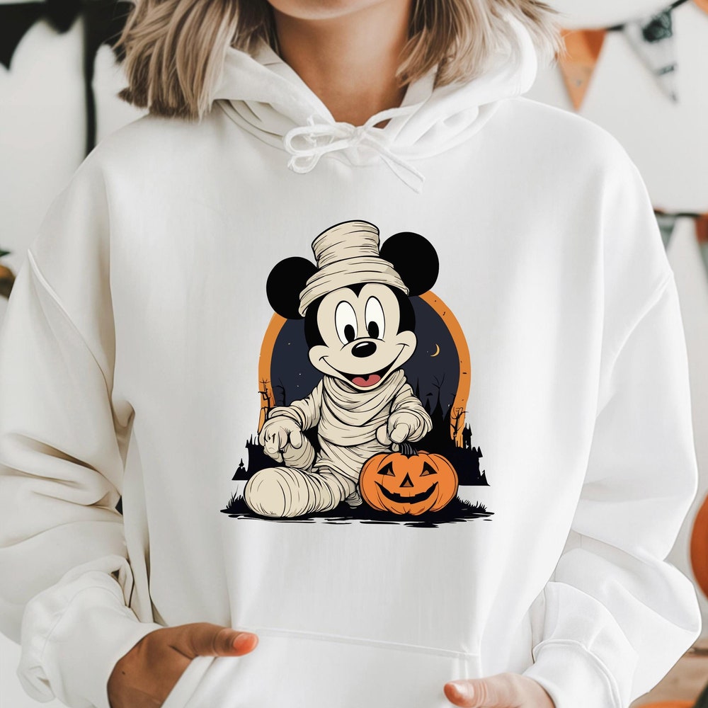 Disney Halloween Hoodie, Disney Halloween Matching Hoodie, Halloween Mickey Hoodie, Disney Family Trip Hoodie, Disney Vacation Hoodie Teeplaza Design
