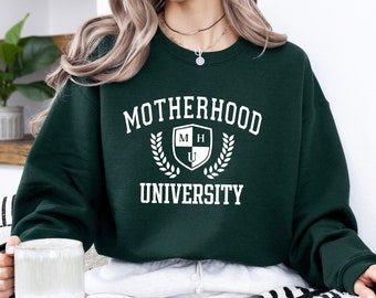 Motherhood University Shirt, Bestseller Mother's Day Gift, Mother Day Gift, Mom Life T-Shirt, Motherhood Christmas