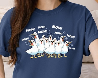 Comfort Colors Funny Mother's Day Shirt, Sarcastic Mom Life Tee, Tired Mom Club Shirt, Noisy Kids Gift