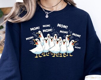 Funny Mother's Day Sweatshirt, Sarcastic Mom Life Sweater, Tired Mom Club Outfit, Noisy Kids Pullover