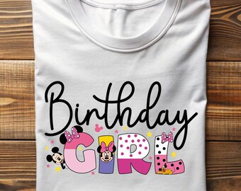 Mickey Birthday Family Shirt, Birthday Girl Disneyland Shirt,Birthday Disney Family Shirt,Birthday Boy Family Shirt,Birthday Matching Family