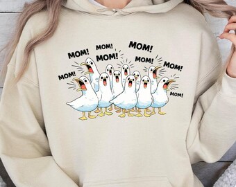 Funny Mother's Day Hoodie, Sarcastic Mom Life Hoodie, Tired Mom Club Outfit, Noisy Kids Gift Pullover