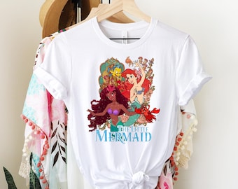 The Little Mermaid T-Shirt,Ariel Mermaid T-Shirt,Disney Ariel T-Shirt,Retro Ariel The Little Mermaid T-Shirt,Disney Princess T-Shirt