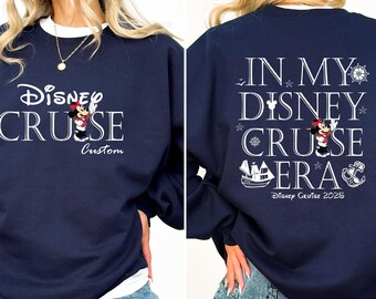 Disney Family Cruise Sweatshirt,Custom In My Disney Cruise Era Sweatshirt,Disney Cruise Sweatshirt,Personalized Cruise Era,Famly Cruise Gift