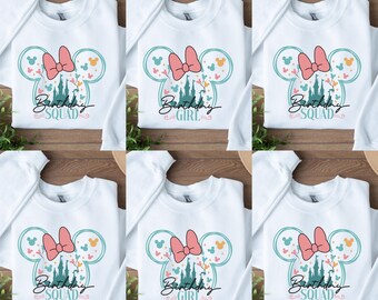 Disney Birthday Sweatshirt, Disney Birthday Squad Sweatshirt,Disney Birthday Girl Sweatshirt,Disney Birthday Boy Sweat,Disney Birthday Party