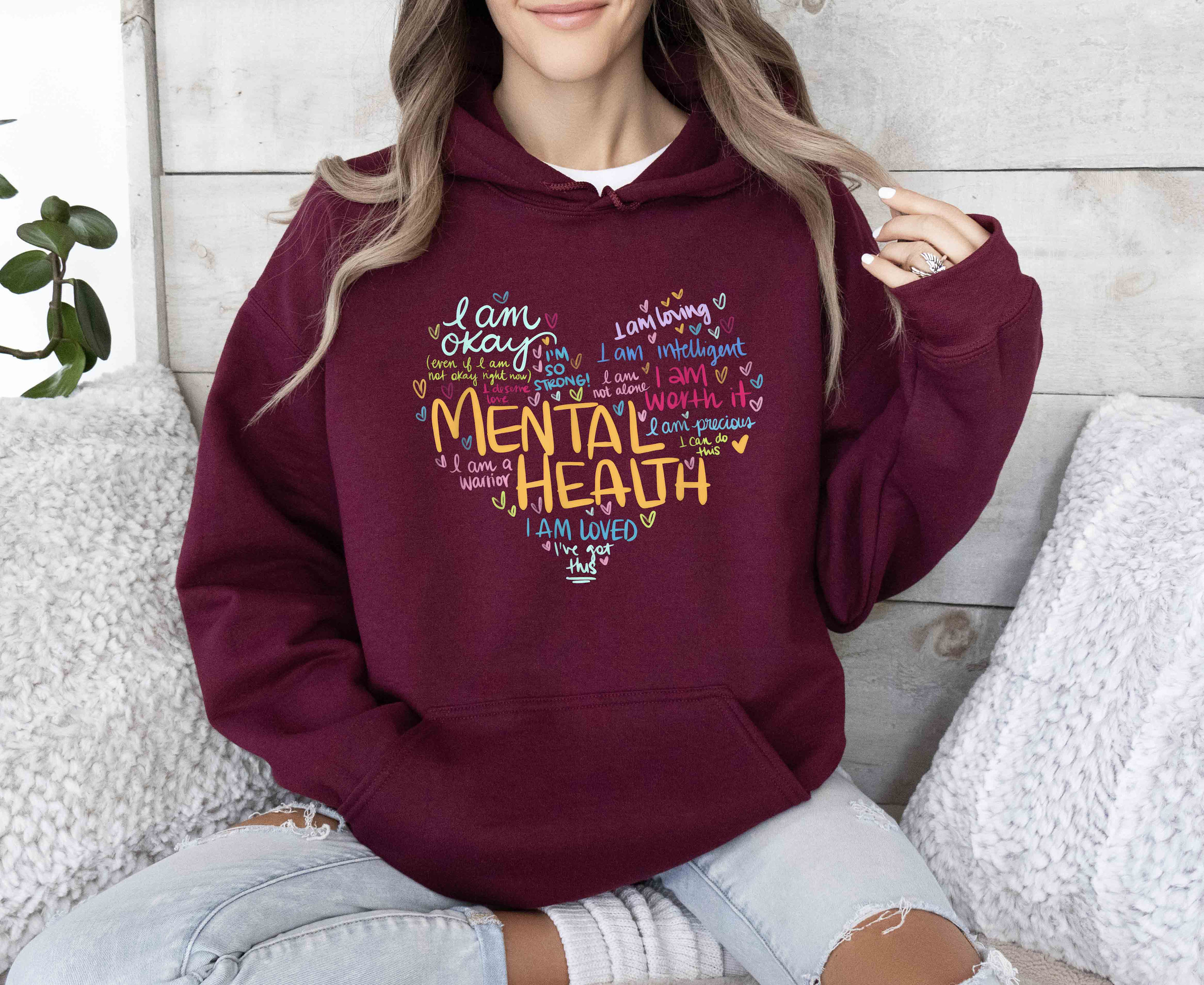 Mental Health Awareness Zip Hoodie