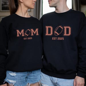 Football Family Couple Sweatshirt,Football First Birthday Matching Family Sweatshirt,Gameday Family Sweatshirt,Football Season Sweatshirt