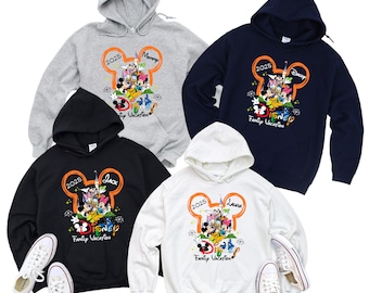 Personalized Disney Trip Hoodie,Family Trip 2025 Hoodie,Disney Vacation Hoodie,Disney Family Matching Hoodie,Disneyland Trip Hoodie