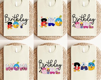 Mickey Birthday Shirt, Mickey Birthday Shirt,Birthday Disney Family Shirt, Birthday Boy Family Shirt, Birthday Matching Family Shirt