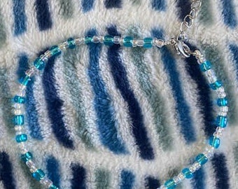 Bubbly Blue Anklet