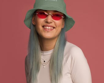 Organic Cotton Twill Bucket Hat, Minimalist Summer Sun Protection (GOTS Certified)
