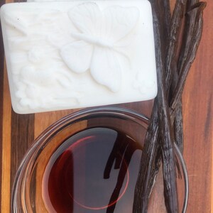 A set of two Pure Vanilla Shea Butter Bar Soap
