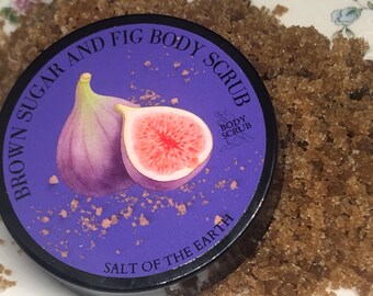 Exfoliante corporal de higos y azúcar moreno
