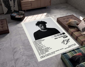 Portada del álbum de Youngboy de la NBA, alfombra de portada del álbum superior, alfombra de portada del álbum, alfombras de área, alfombra personalizada, póster de portada del álbum, alfombra, póster del álbum, póster de Youngboy