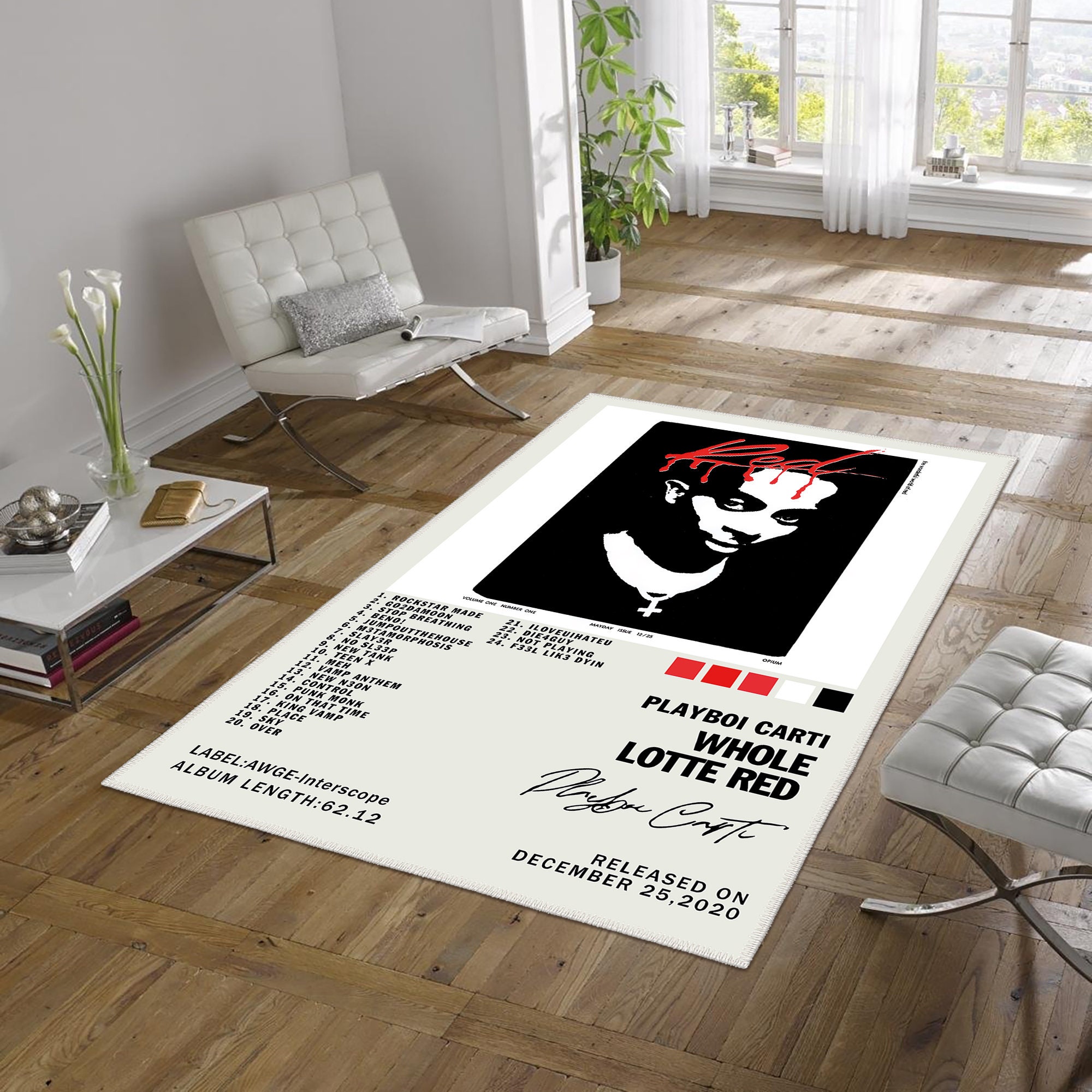 Playboi Carti Album Cover Rug,album Cover Rug,area Rugs,rugs for Living ...