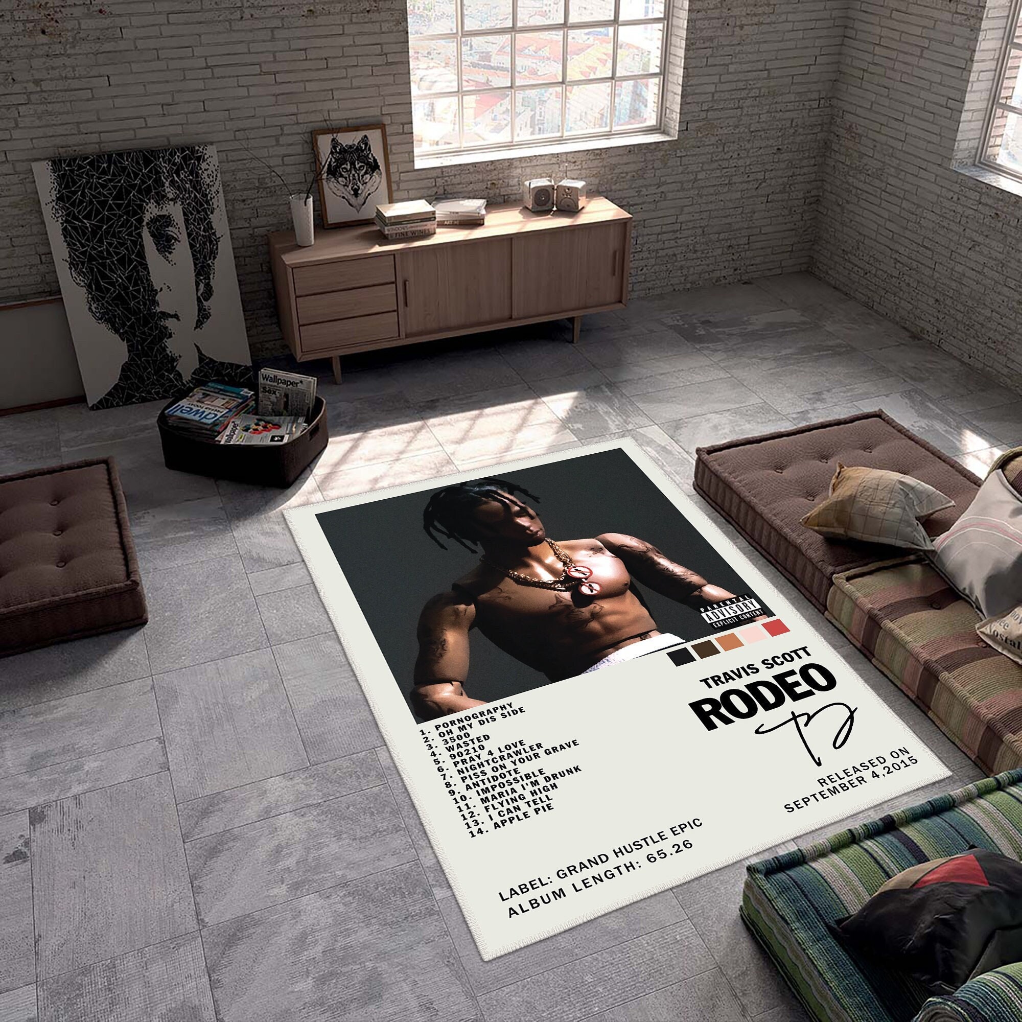 Travis Scott Rug - Etsy
