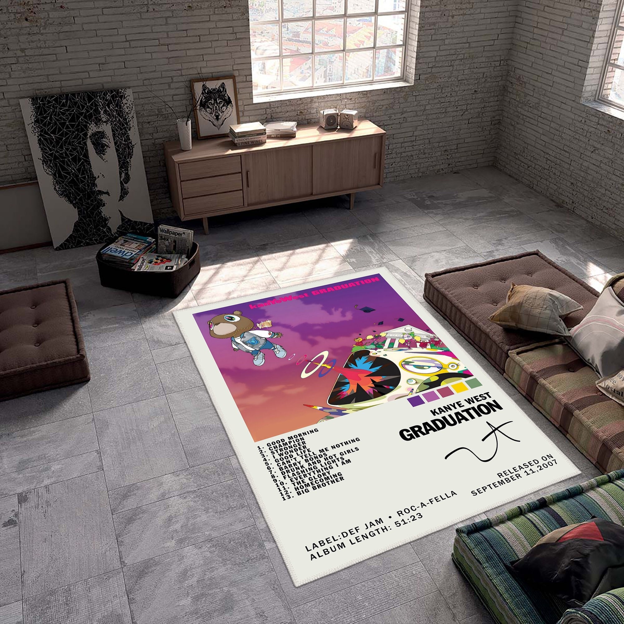Tyler The creator マット　カーペット　ラグ Tyler the Creator Cherry Bomb Golf Wang Floor Mat Area Rugs