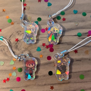 Dungeon Meshi Mini Holographic Keychains