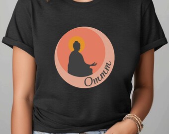 Zen Meditation T-Shirt: Om Yoga Gift, Inspirational Tee