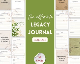 The Ultimate Family Legacy Journal: A Comprehensive Legacy Journal for Preserving Family History