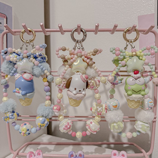 Sanrio Mini Bean Phone Charm/Keychain