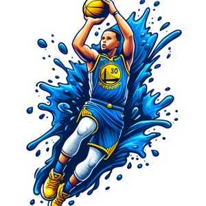 Steph Curry - Pinturas y pegatinas (multiusos)