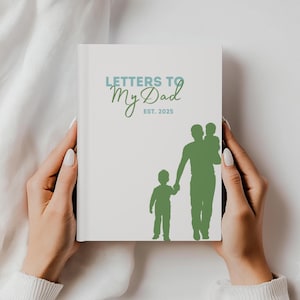 Cuaderno de cartas a mi papá Diario de duelo por la pérdida de un padre Regalo conmemorativo para papá Regalo conmemorativo para papá: regalo para el duelo por la pérdida de un padre
