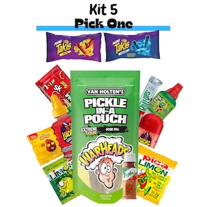 Chamoy Warhead Extreme Sour Pickle Kit's