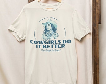 Cowgirl Shirt, Retro Cowgirl Shirt, Western Grafik T-Shirt, Western Shirt, Cowgirl T-Shirt, Rodeo Shirts, Mädchen Rodeo Country Western Shirts