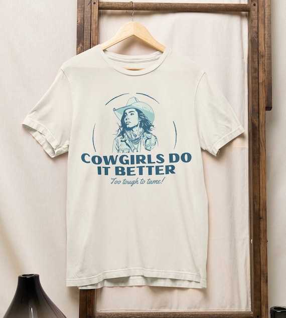 Camiseta vaquera, camiseta vaquera retro, camiseta con gráfico del