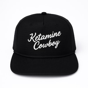 Ketamine Cowboy Rope Hat: Retro Western Snapback