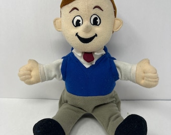Arts Toy MFG Marvin Pacynka ręczna 13 cali niebieski SML Jeffy Dad Vintage 1987