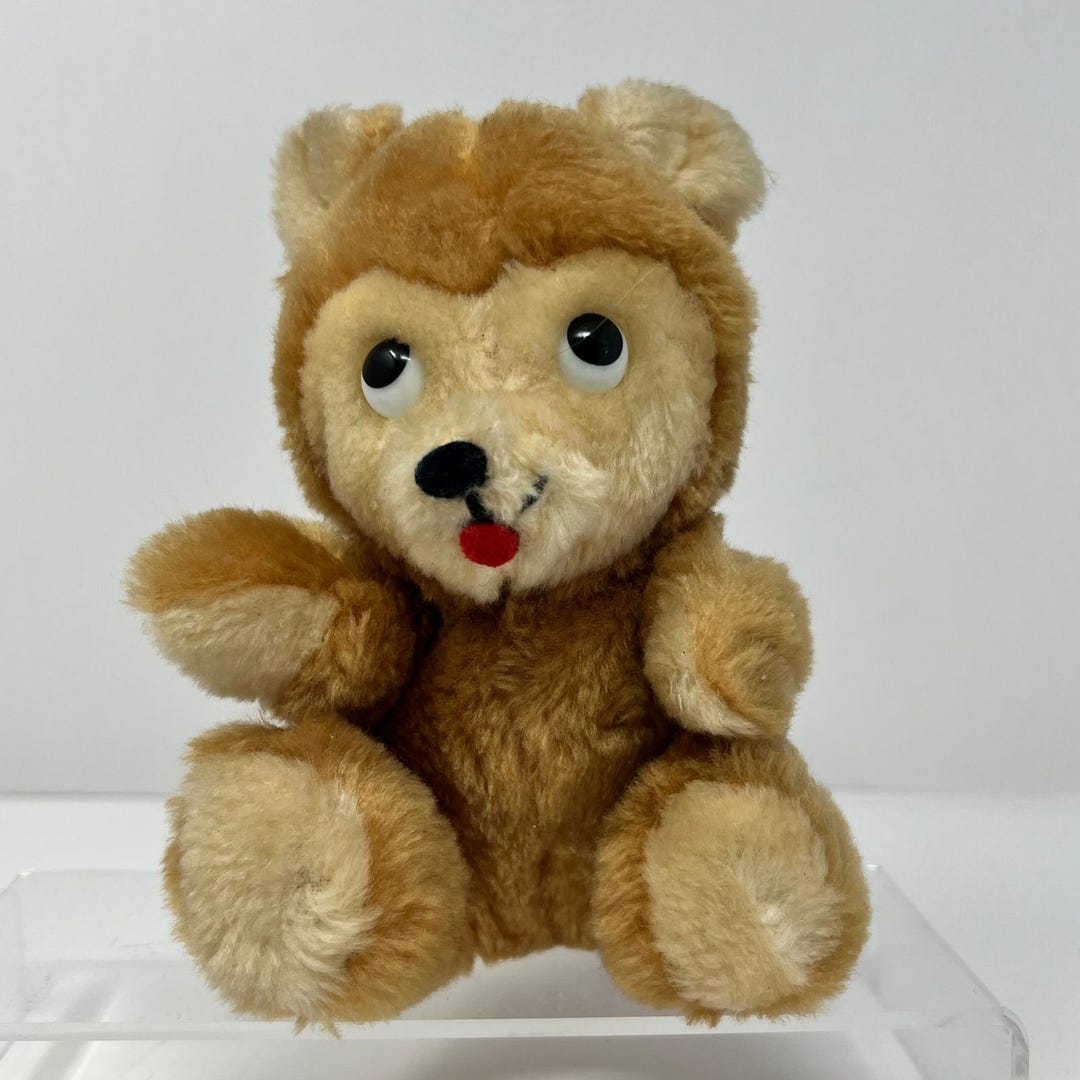 Dakin Honey Cub Bear Plush 1975 Stuffed Animal 6" Brown Tan Vintage ...