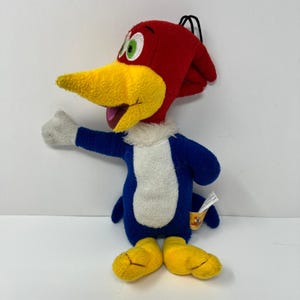 Universal Studios Woody Woodpecker Plush Toy sounds 11" Cartoon Animated Bird image 5
