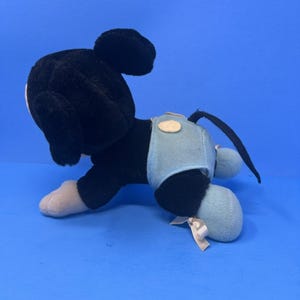 ディズニー ベビー ミッキーマウス ぬいぐるみ 10インチ ハイハイポーズ ヴィンテージぬいぐるみ 1984年製。 画像 3