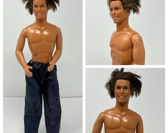 Lalka Ken firmy Mattel, 12 cali, wielofunkcyjna, do golenia i pielęgnacji mężczyzn, rocznik 1979.