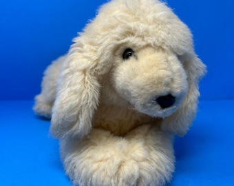 Applause Avanti Golden Retriever Plush 14 Inch Cream Stuffed Dog 1986 Vintage