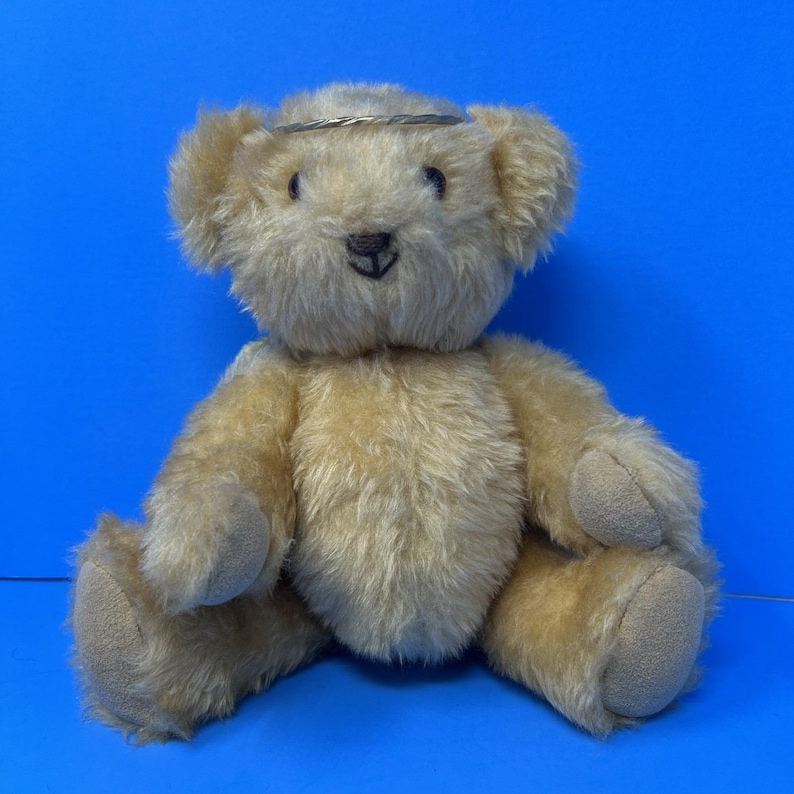 Peluche ange ours en peluche articulé 25 cm (10 po.) cadeau de collection doux jouet mignon image 1
