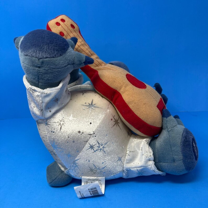 Disney Pluszowy Niebieski Elvis Presley Lilo i Stich Pluszowa Gitara Rock N Roll Ekskluzywna zdjęcie 15