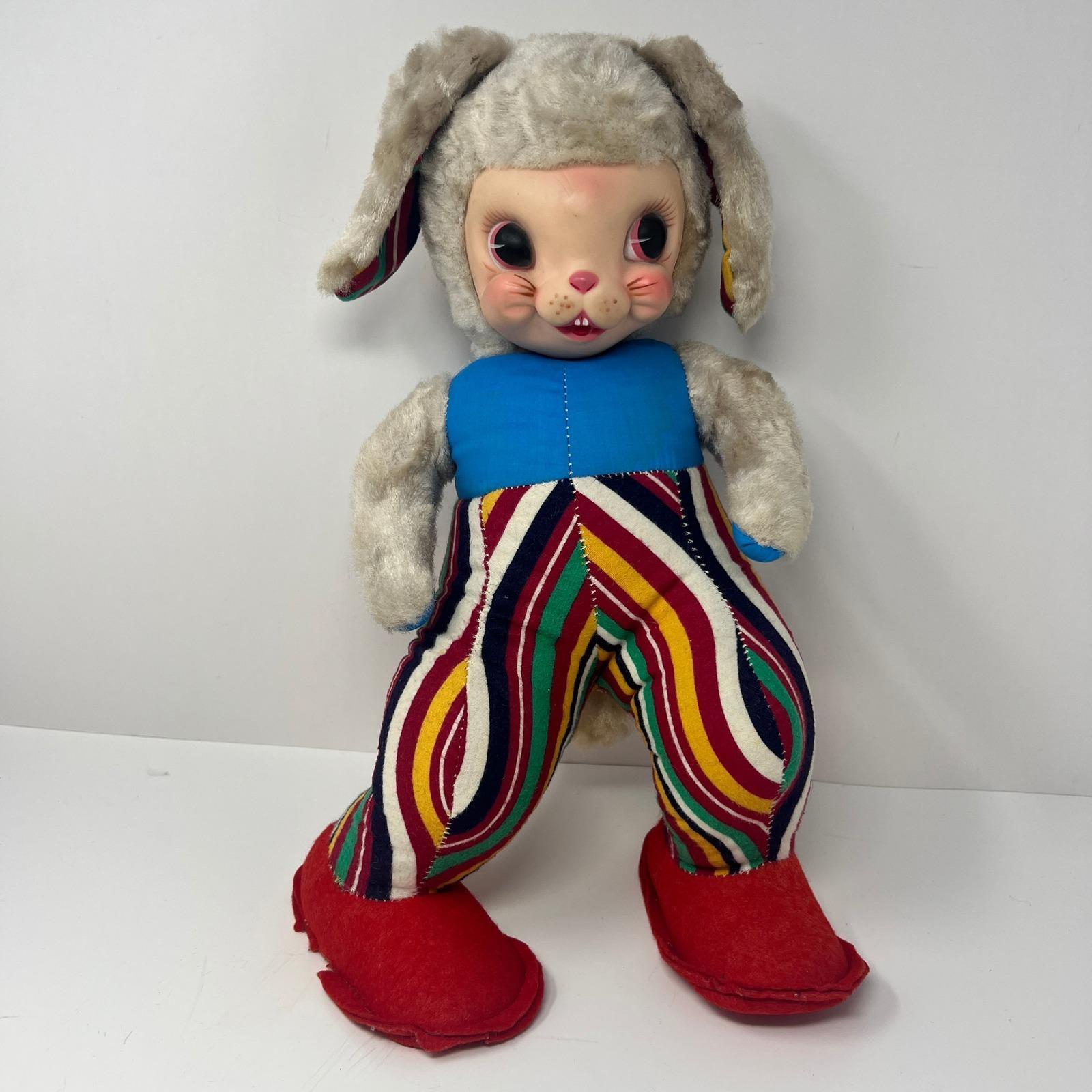 Rushton Rubber Face Plush Bunny - Etsy