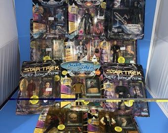 Action figure di Star Trek: The Next Generation: Worf, Gul, Dukat, Kira, Quark, Kirk, Lot, ecc.