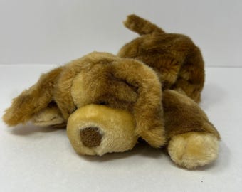 Animal Alley Darby Dog Plush 9" Brown Floppy Puppy Toys R Us Stuffed Toy 2000