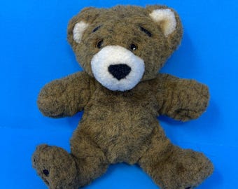 Build A Bear Hasbro Orsetto di peluche 7 pollici Marrone Vintage 2004 #1 PAL Giocattolo