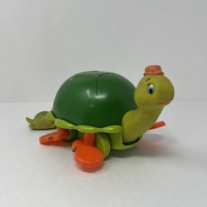 Vintage PAM Schildkröten Pull String Mama Baby # 0775 Sammlerstück