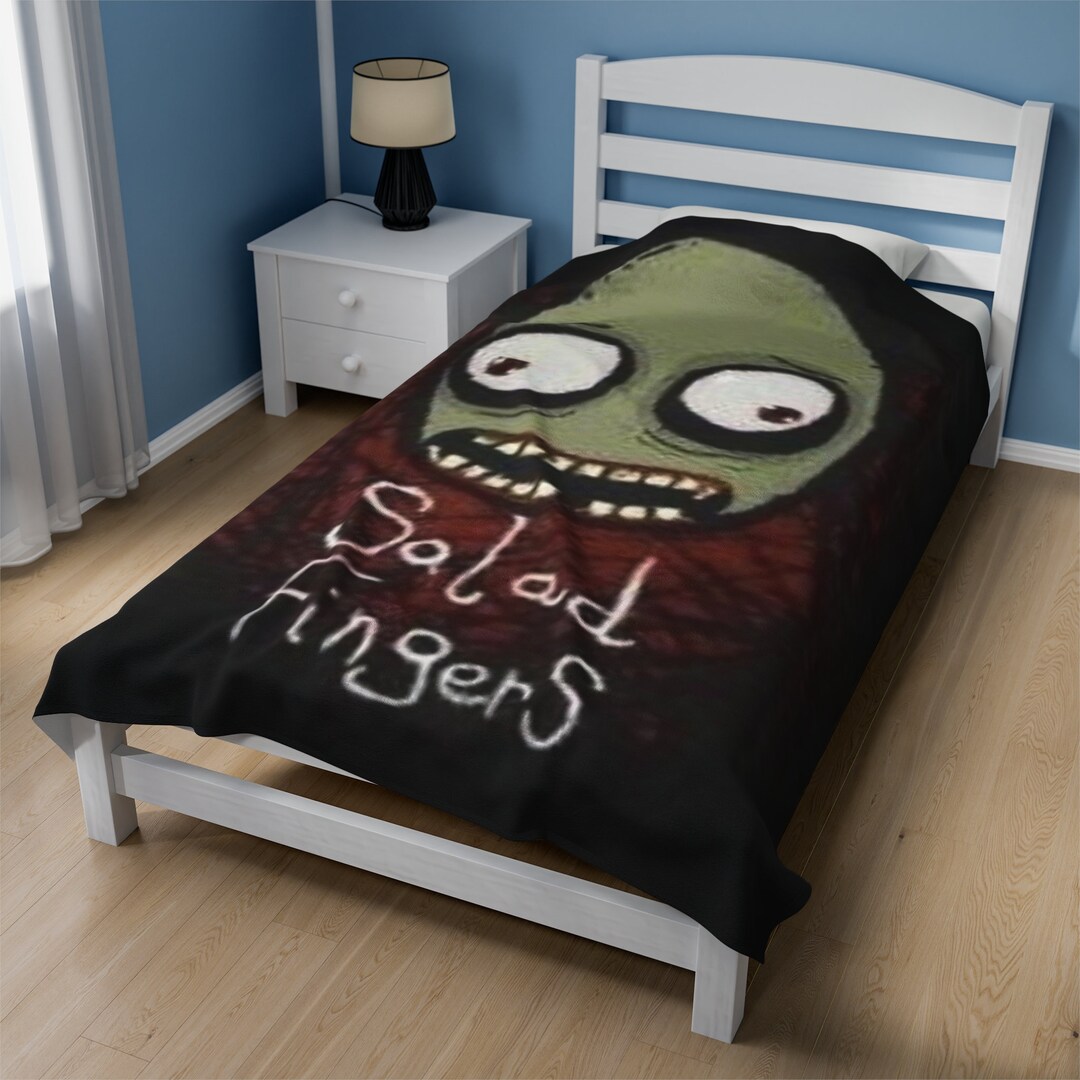 Salad Fingers Plush Blanket Etsy